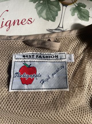 Chaleco de pesca BEST FASHION beige