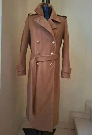 Cappotto Lana Tommy Hilfiger Tg. S Beige