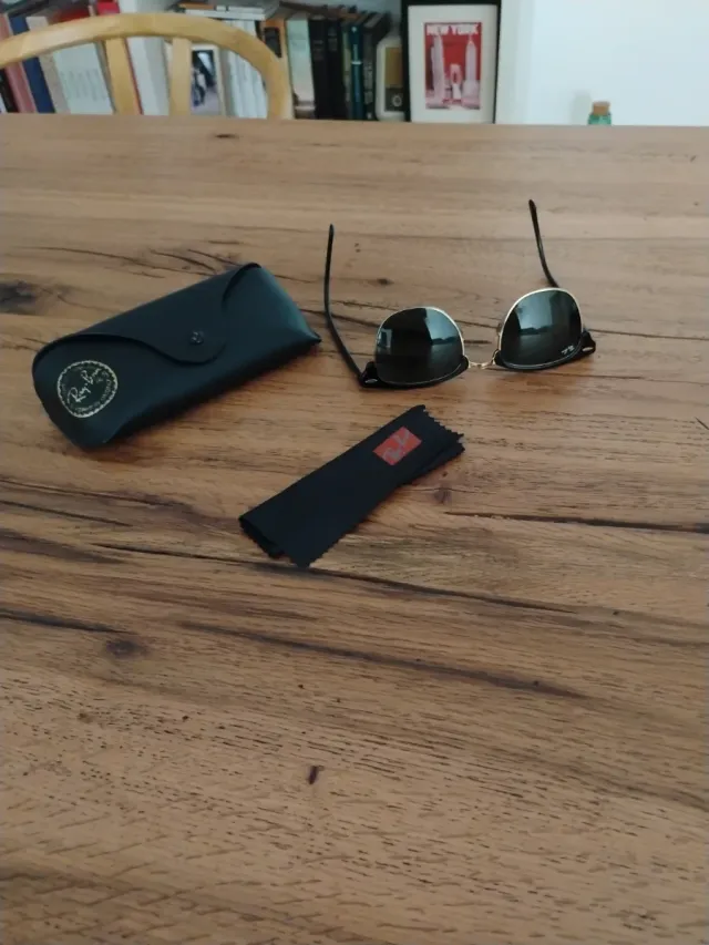 Gafas Ray-Ban Clubmaster Negro/Dorado