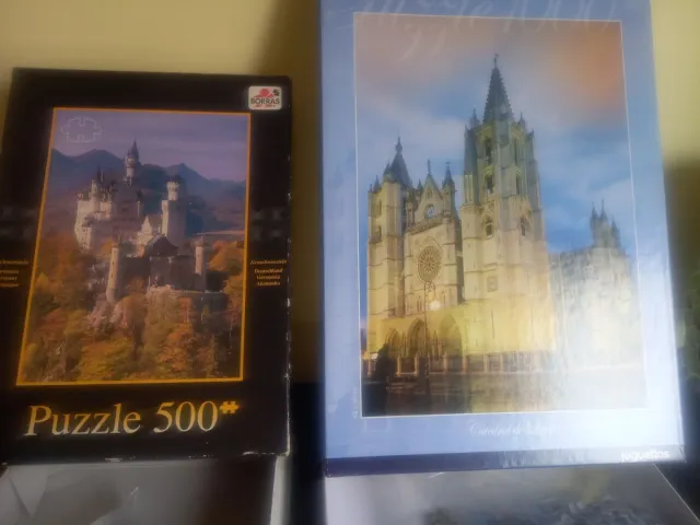 2 Puzzles Borras 1000 y 500 piezas precintados