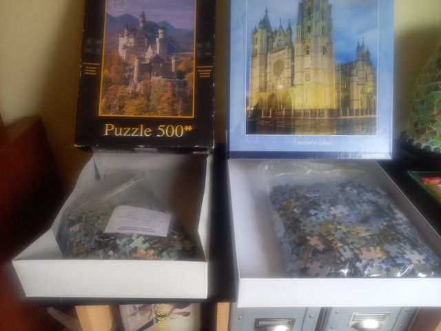 2 Puzzles Borras 1000 y 500 piezas precintados