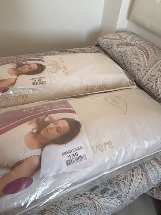 2 Almohadas Noah Aloe Vera 135cm 