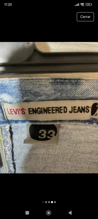Pantalones Levis Engineered 
Difícil encontrar 