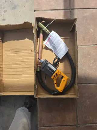 Vibrador de hormigón