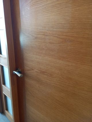 Puertas de paso madera casi nuevas