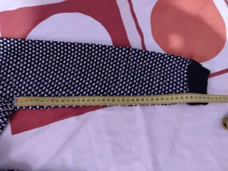 Jersey de punto blanco y negro