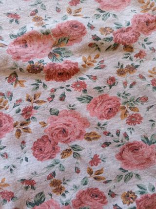 Jersey Blanco Floral Talla S