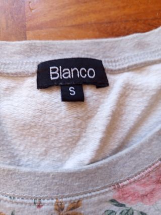 Jersey Blanco Floral Talla S