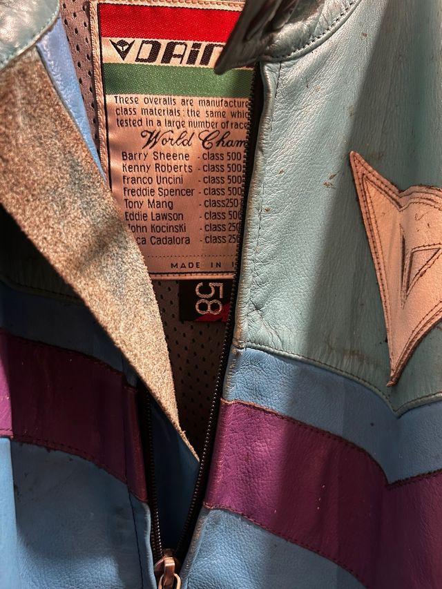 Mono Dainese 2 piezas cuero
talla 58