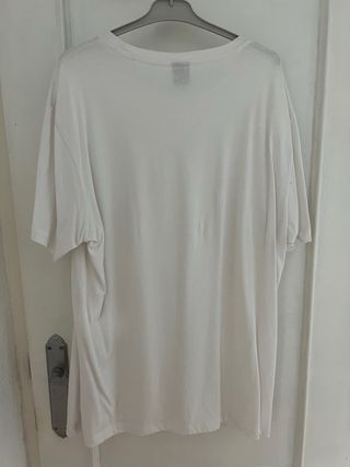 Camiseta Básica Blanca Bershka