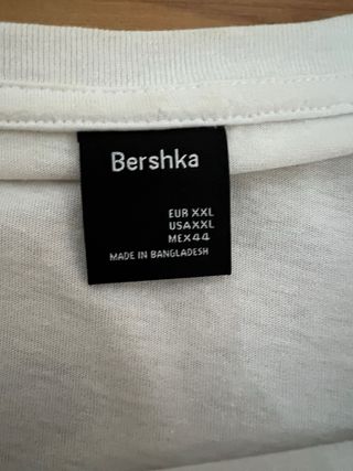 Camiseta Básica Blanca Bershka