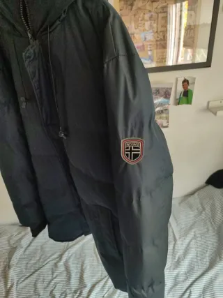 Abrigo acolchado azul Norway