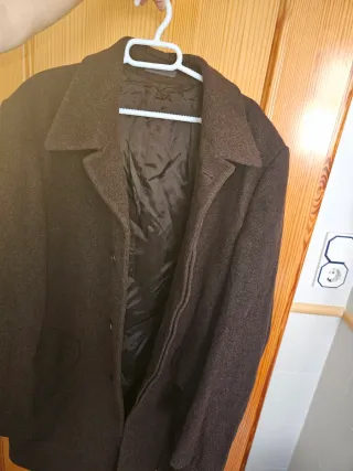 Abrigo largo lana Zara hombre