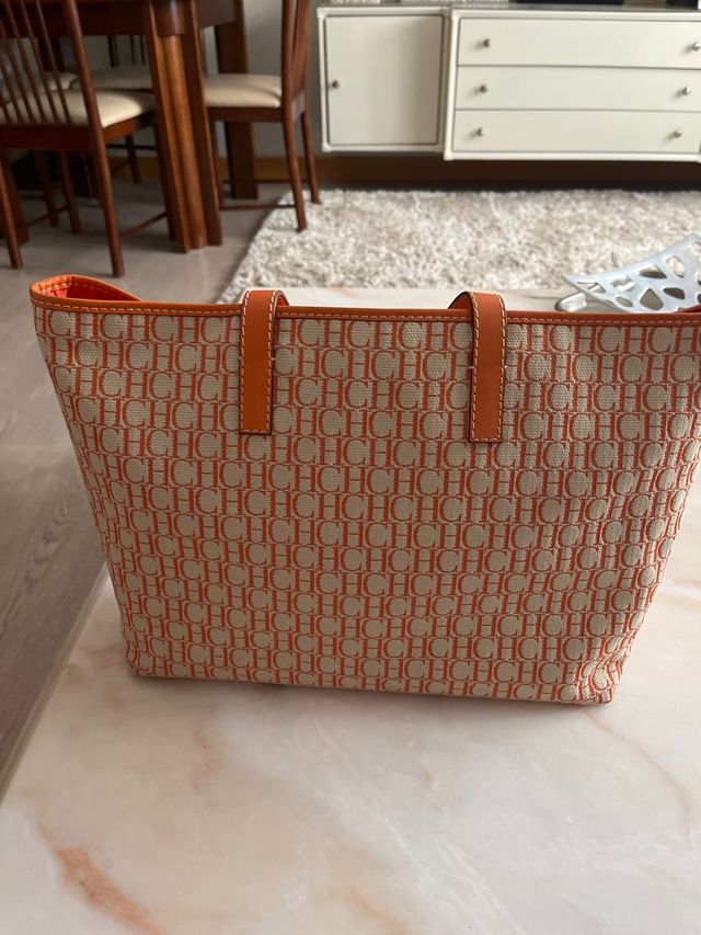 Bolso CHCHCHCH Naranja y Beige