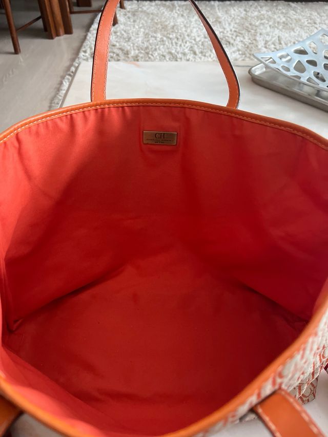 Bolso CHCHCHCH Naranja y Beige