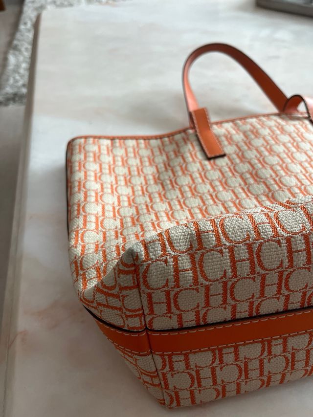 Bolso CHCHCHCH Naranja y Beige