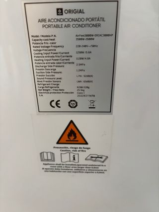 Aire acondicionado portátil Origial AirFeel 3000 W
