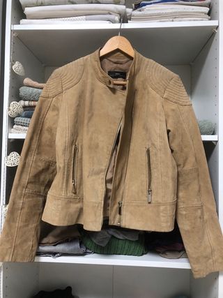 Chaqueta ante Mango Talla L