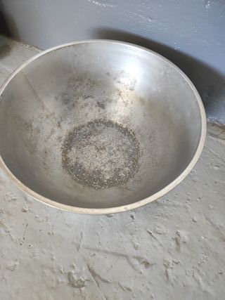 Cuenco de aluminio con nácar