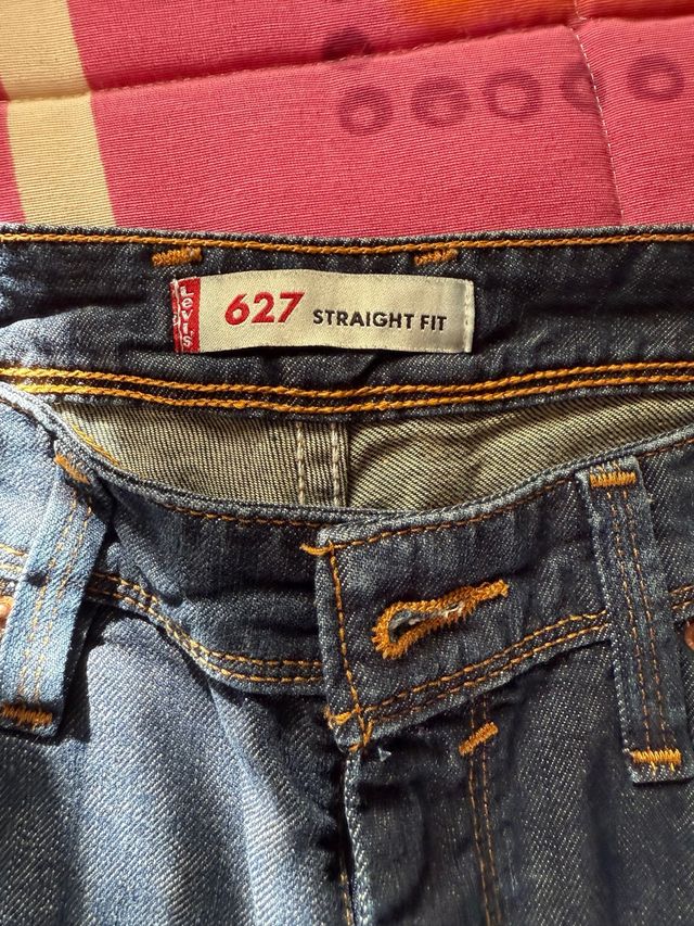 Pantalón Levi's 627 Straight Fit Azul