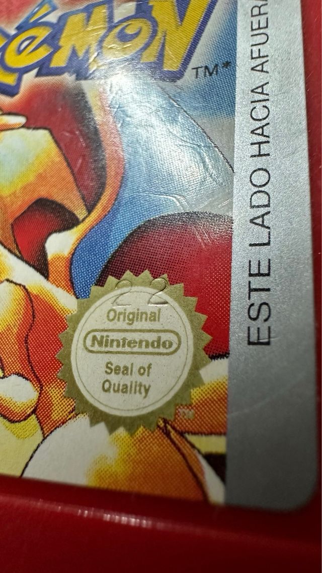 Pokemon Rojo ORIGINAL GameBoy