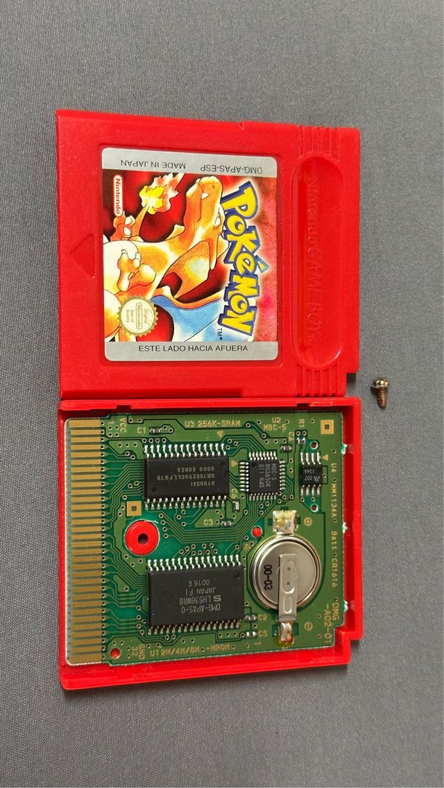 Pokemon Rojo ORIGINAL GameBoy