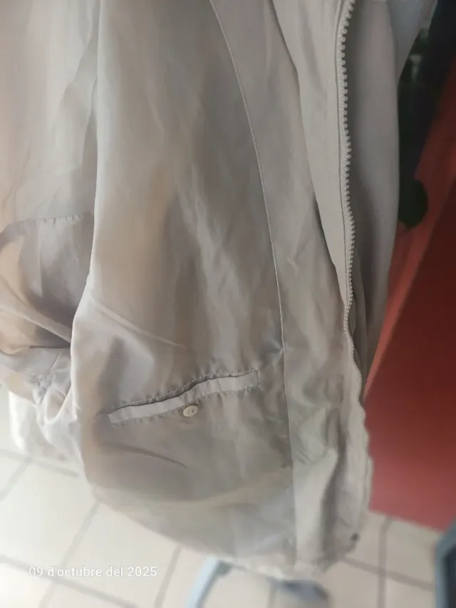 Cazadora ligera hombre beige