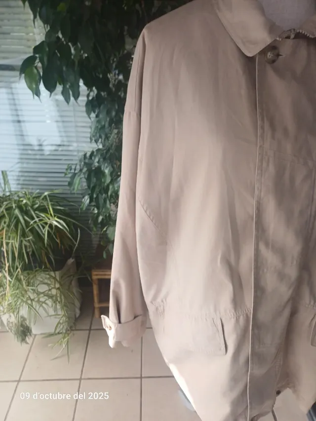 Cazadora ligera hombre beige