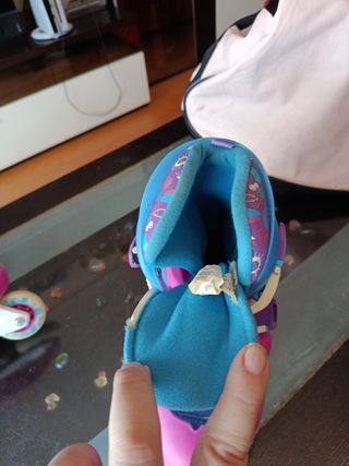 Patines en línea Oxelo rosas y azules 