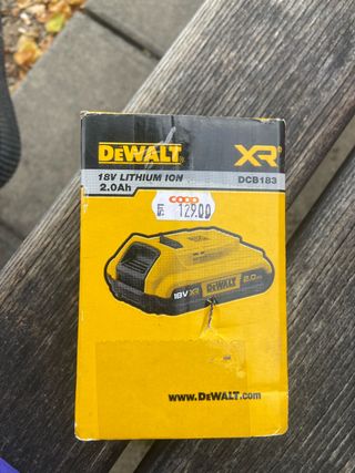 Batería DeWALT 18V XR 2.0Ah DCB183