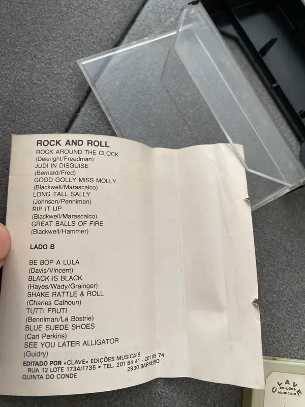 Cassete Rock and Roll Anos 60 - Clássicos