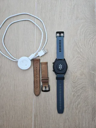 Huawei Watch GT Smartwatch Negro + Correa Marrón