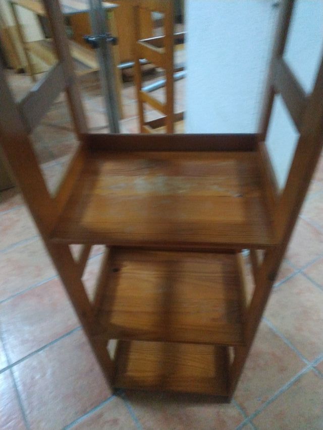 Estantería madera 5 baldas 165x40x30