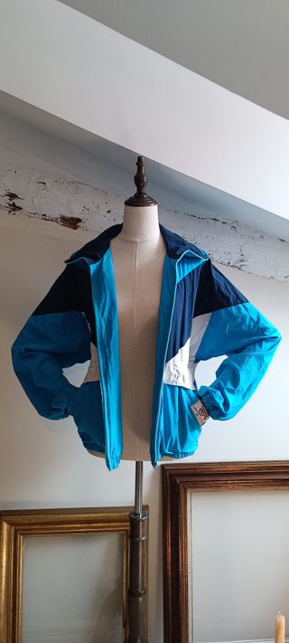 Chaqueta vintage deportiva en color azul 💙