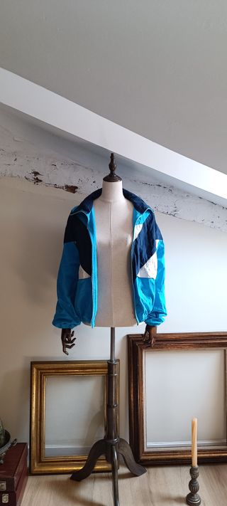 Chaqueta vintage deportiva en color azul 💙