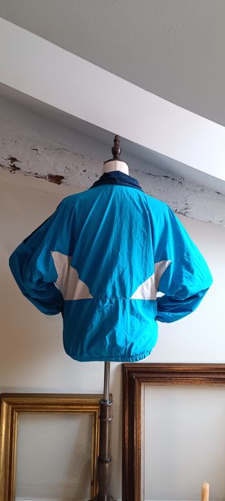 Chaqueta vintage deportiva en color azul 💙