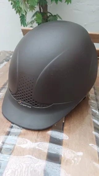 Casco equitación/patin Marrón Talla 53-55