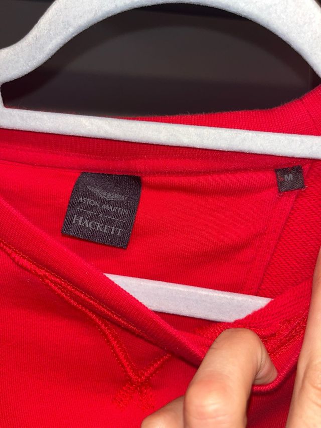 Sudadera Aston Martin x Hackett Roja