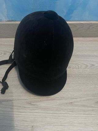 Casco de equitación negro