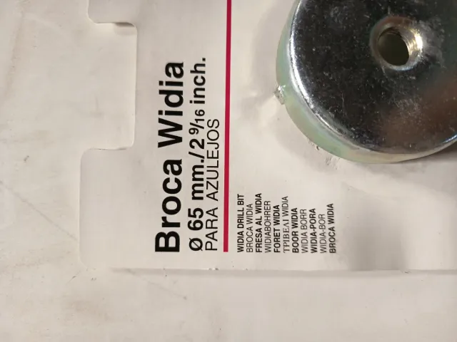 Broca Widia Rubi 65 mm