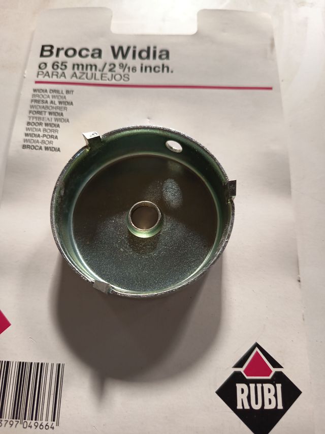 Broca Widia Rubi 65 mm