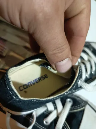 Converse All Star nere taglia 30