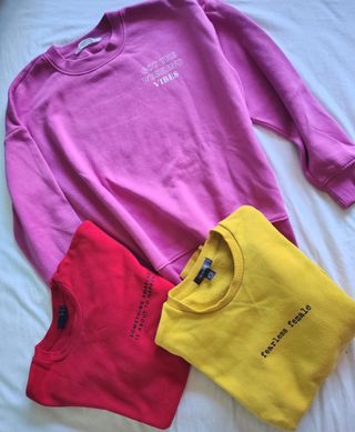 Lote 3 Sudaderas Mujer