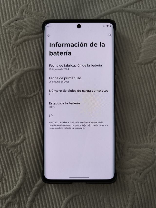 Motorola Edge 50 (12+512GB) 2 ciclos de carga