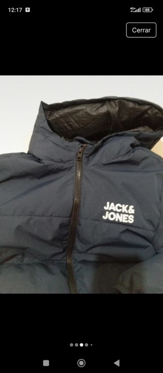 Chaqueta acolchada Jack & Jones azul