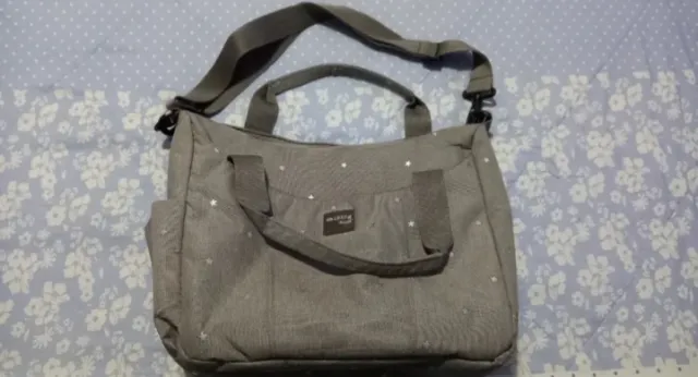 Bolso para silla de paseo gris estrellas