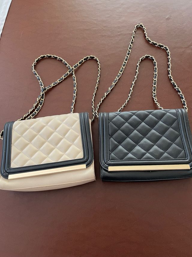 2 Borsette Aldo Beige e Nere