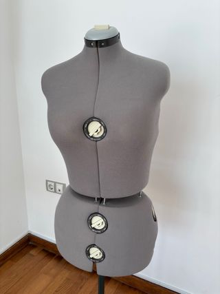 Maniquí de costura Ajustable Gris