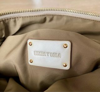 Bolso Bimba y Lola Beige y Dorado Original