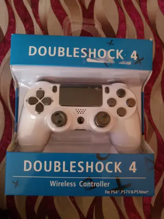 Mando DobleShock 4 Blanco Inalámbrico